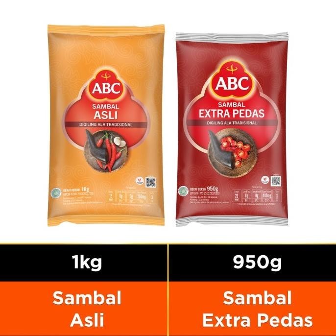 

READY STOCK ABC BUNDLING SAMBAL ASLI 1 KG & SAMBAL EXTRA PEDAS 950 G !!!!!
