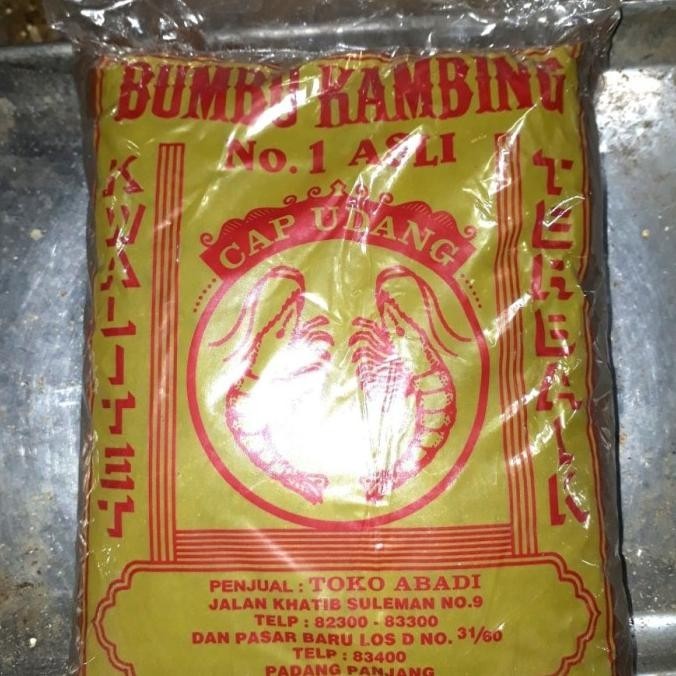 

Bumbu Kambing Serbaguna No.1 Asli Cap Udang 1 KG KS