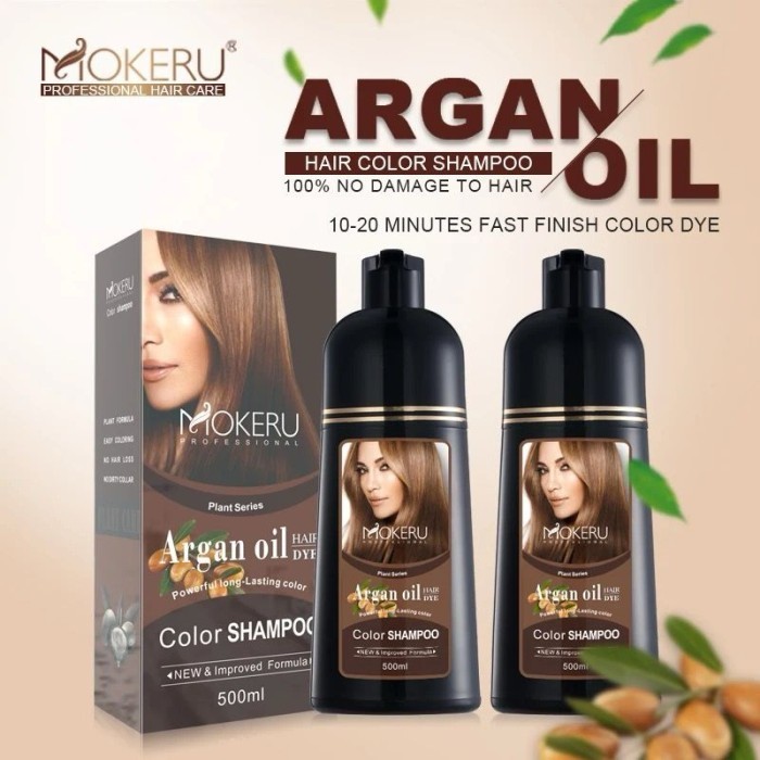 MOKERU SHAMPOO SEMIR HERBAL/ SHAMPOO UBAN ARGAN OIL