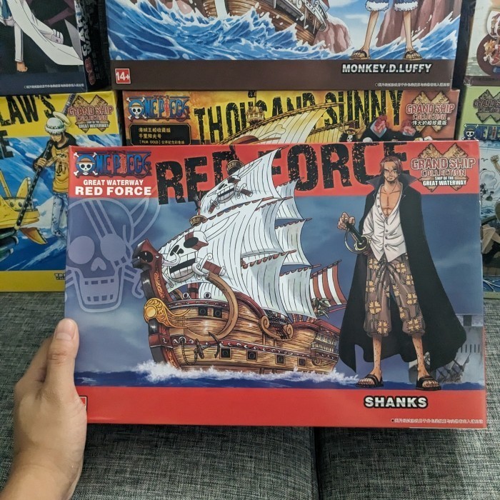 Diskon Model Kit kapal perahu One Piece mainan rakit one piece