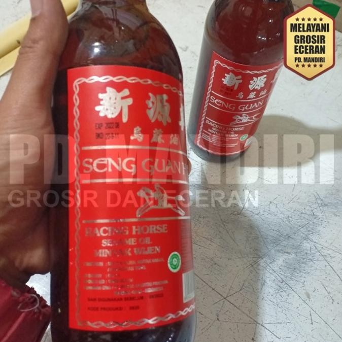

READY STOCK MINYAK WIJEN KUDA SENG GUAN HENG 620 ML / SESAME OIL / CAP KUDA !!!!!