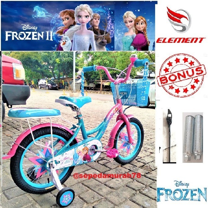 Sepeda Anak Perempuan Ukuran 18 Frozen 2 Sepeda Anak Murah Element