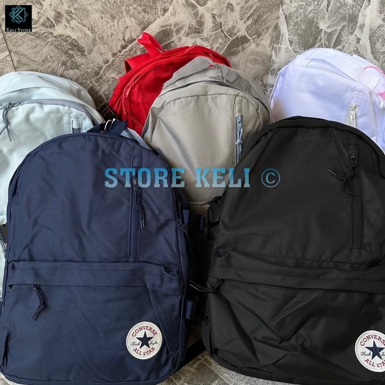 Hemat Ransel Converse Classic Kanvas / Backpack Canvas / Tas Sekolah / Kerja / Olahraga / Kuliah Bp 