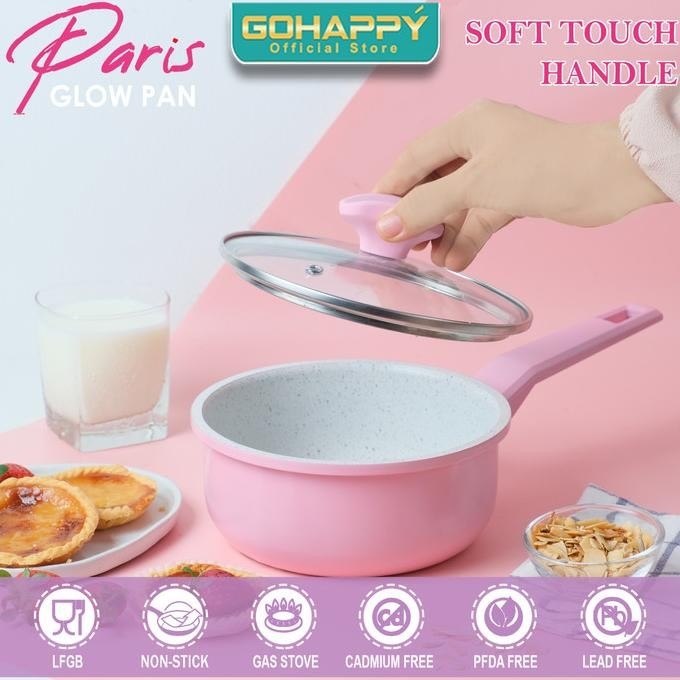suk Panci Milk Pan Gohappy Paris GH-P02 Free BPA Healthy Sauce Glow pan