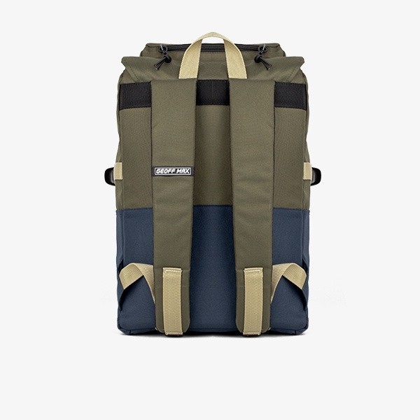 NEW ARRIVAL Geoff Max - Almost Dark Olive Navy Tas Punggung Backpack Ransel Pria Tas Backpack