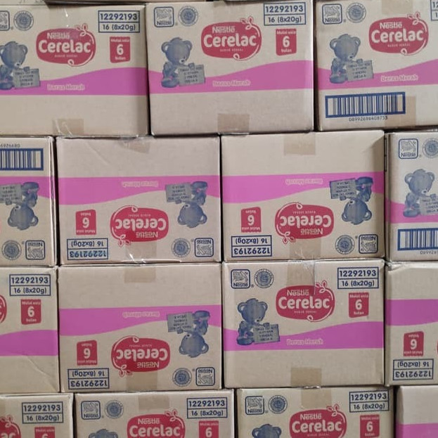 Nestle Cerelac Bubur Susu Beras Merah 20 Gr - Dus