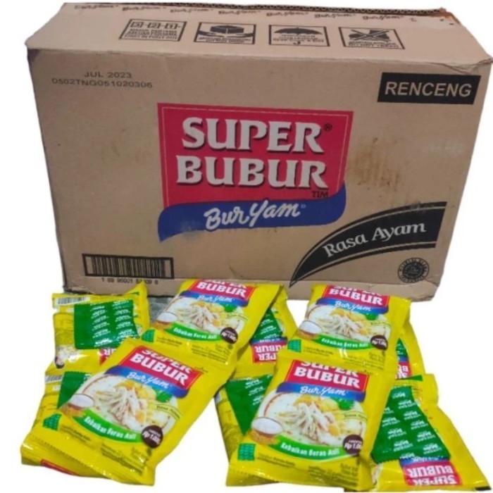 Super Bubur Buryam Renceng Karton