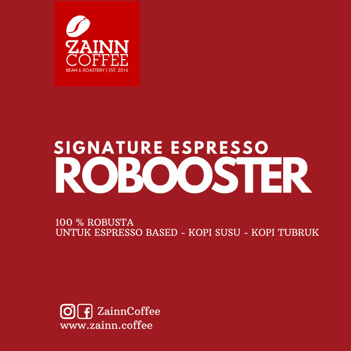 

House Blend / Espresso Based Robooster 1Kg / Full Robusta