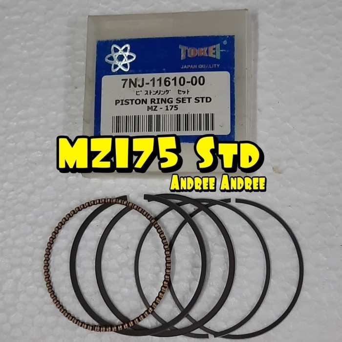 %$%$%$%$] MZ175 size Std Ring Piston Yamaha MZ-175 MZ 175 Standar 0.00 000