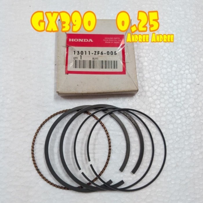 ~~~~~] GX390 - 0.25 Ring Piston Seher Honda Tebal GX-390 GX 390 025 Original