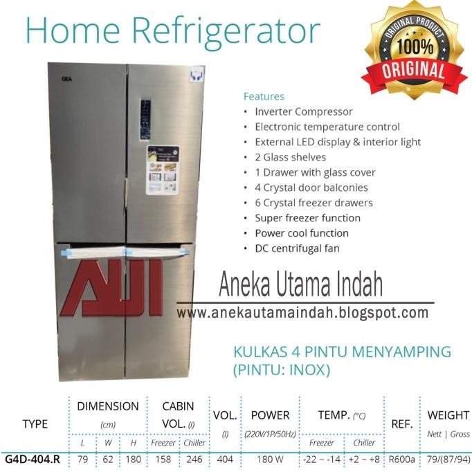 Panasonic Nr-Bb201Q-Pk Kulkas Inverter 2 Pintu Nr Bb21Qpk Produk Berkualitas
