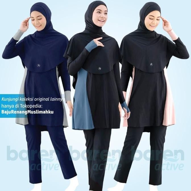 Baju Renang Muslimah Aghnisan Modest Premium .