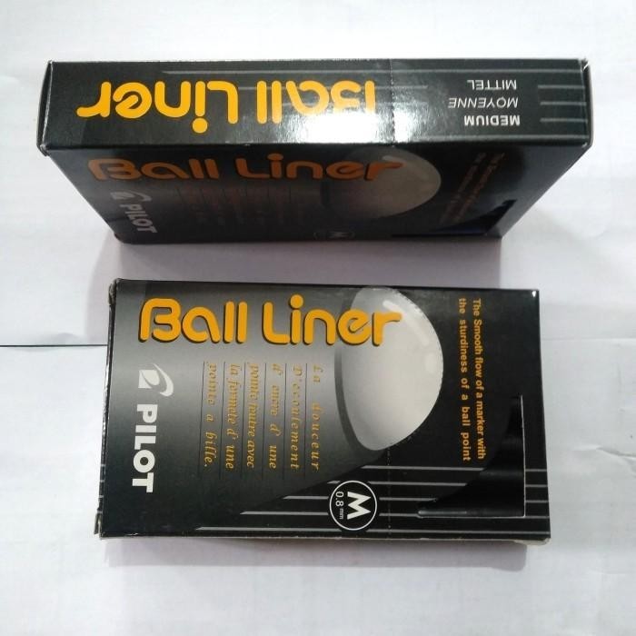 

Bolpoint bolliner biru & hitam isi 12 Import