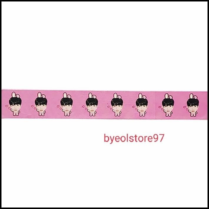 

HOT DEAL WASHI TAPE KPOP BTS KARTUN UNTUK SCRAPBOOK !!!