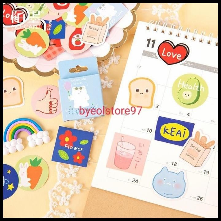 

BEST DEAL 45PCS GRAFFITI WHITE BEAR DECO STICKER DIY SCRAPBOOK STIKER JURNAL DIA !!