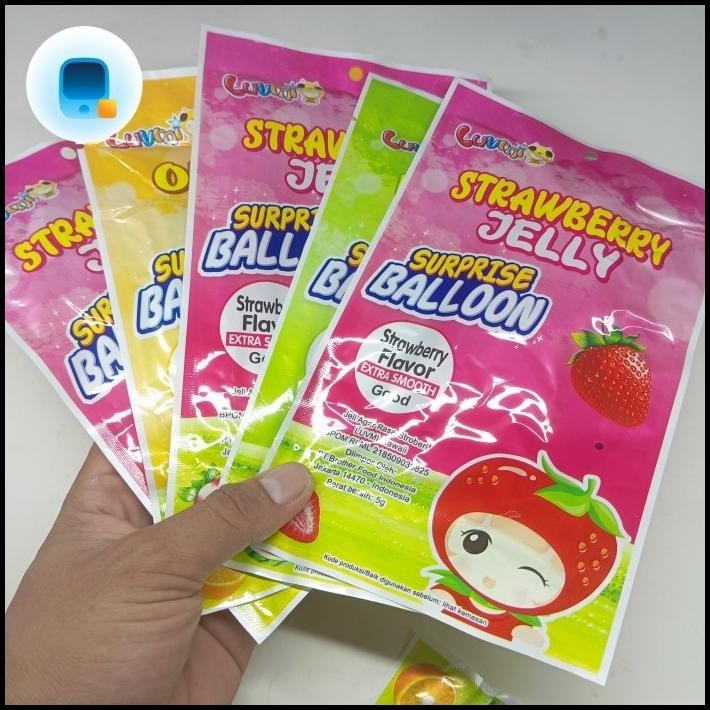

BEST DEAL 5 PCS PERMEN JELLY BERHADIAH BALLON JUMBO BENTUK UNIK