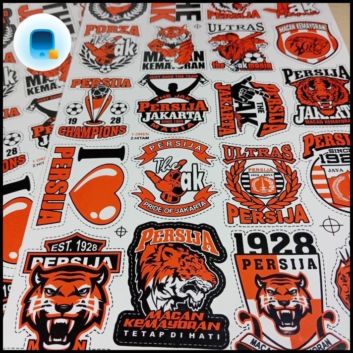 

GRATIS ONGKIR STIKER PERSIJA JAKARTA THE JACK UKURAN 4326 CM / STIKER ISI 20 GAMBAR !!!!!!