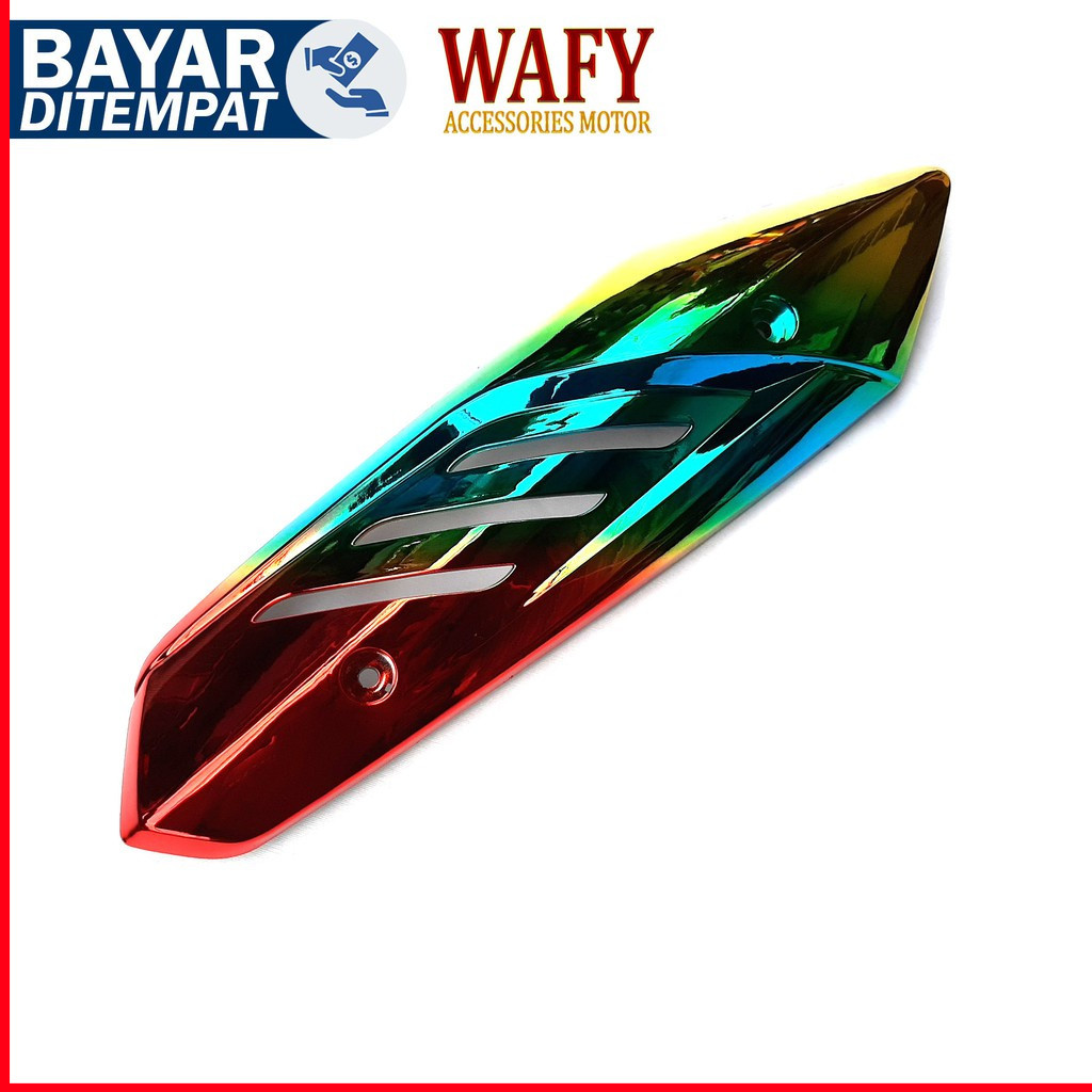 Cover Knalpot Mio M3 Variasi - Tutup Knalpot Mio M3 Mio Z Soul Gt Blue Core