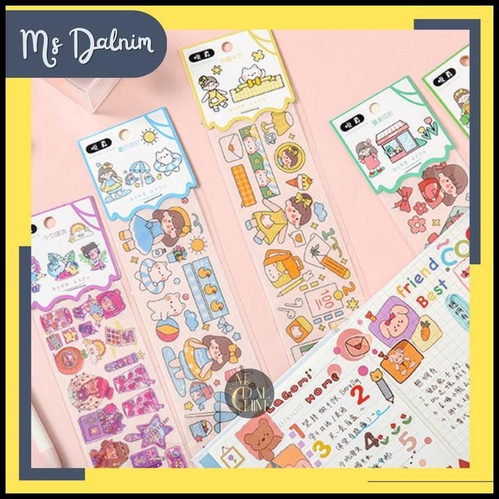 

HOT DEAL STIKER WASHI PANJANG 30CM KARTUN ANAK KOREA LUCU UNIK AESTHETIC ST106 !!!!!!
