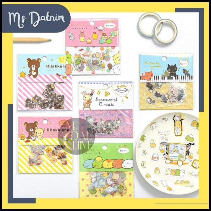 

GRATIS ONGKIR STIKER SANRIO 80PCS TRANSPARAN CUTE MINI STICKER BANYAK ANTI AIR -ST52 !!!