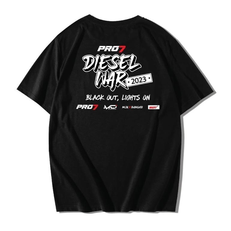Terlaris Kaos Diesel War Pro7 2023 Kaos Disel War Kaos Pria Wanita