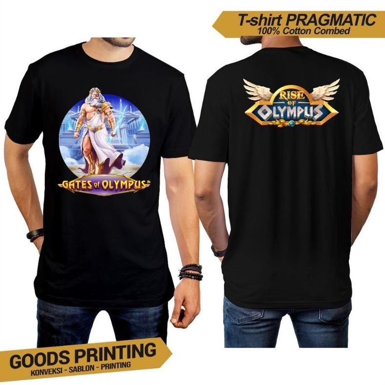 Terbaru Kaos Zeus Gates Of Olympus Game Slot Pragmatic Play Slot Premium T-Shirt