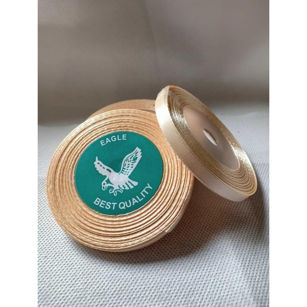 

Pita Satin 1/4 Inch / Pita Satin Lebar 0,6Cm / 25Yard / Grosir