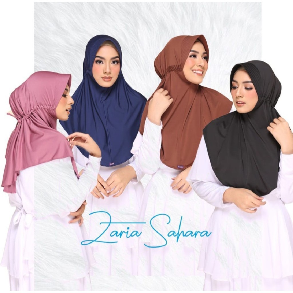 Elzatta Kerudung Anak Sekolah Hijab Jilbab Instan Zaria Sahara
