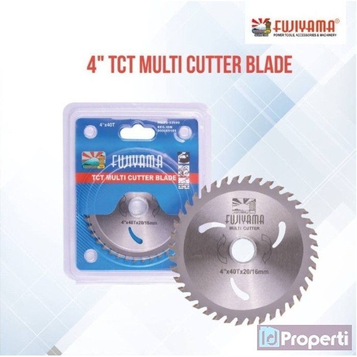 Fujiyama Wood Circular Saw Blade 4inch 40T Mata Gerinda Potong Kayu
