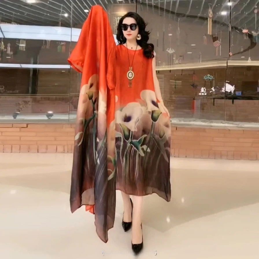 Silk Dress Two-Piece Mulberry Silk