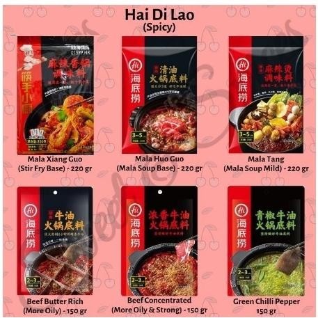 

Haidilao Bumbu Shabu Mala Hotpot Sup Hai Di Lao Soup Seasoning JS