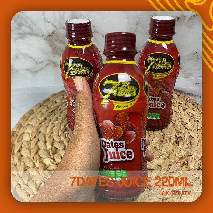 

Buruan serbu] JUS SARI BUAH KURMA MINUMAN BOTOL 7DATES ORIGINAL 1pcs