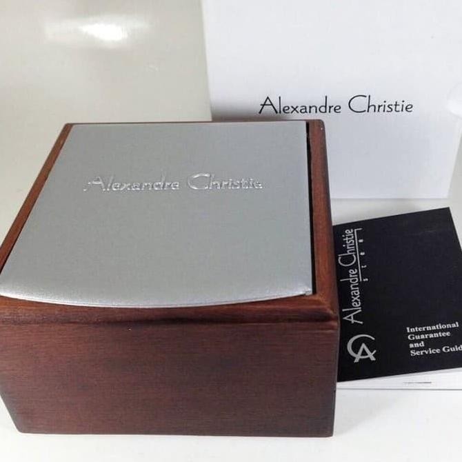 Jam Tangan Alexandre Christie Wanita Original AC2751 Grey