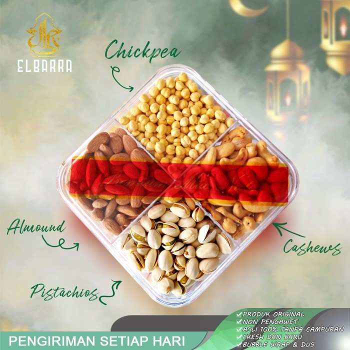 

yang dicari@@@@] Mix nuts saudi 495 grm pistachio.almont.mede.kacang arab