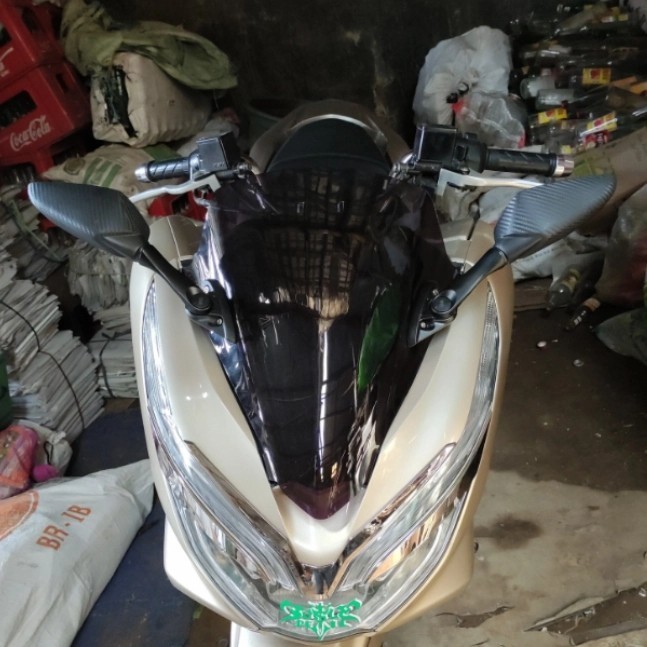 Visor/Windshield Pcx 150 Lokal Plus Spion Variasi