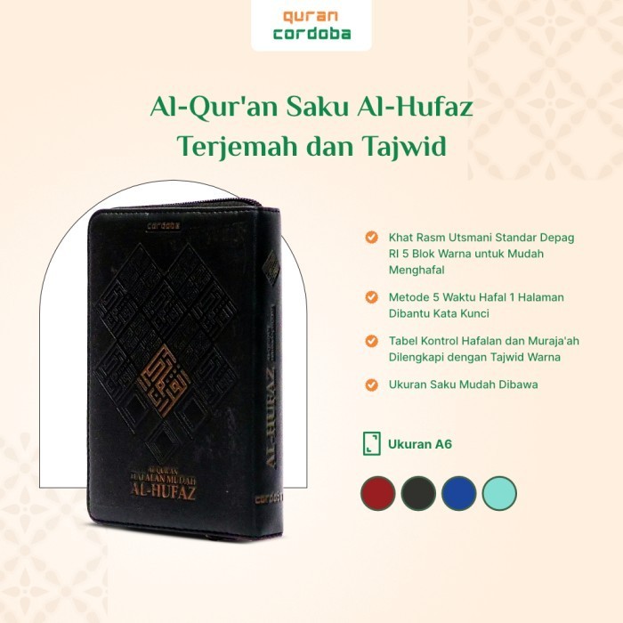

Al Quran Saku Al Hufaz Terjemah Tajwid Warna Jaket A6 Cordoba
