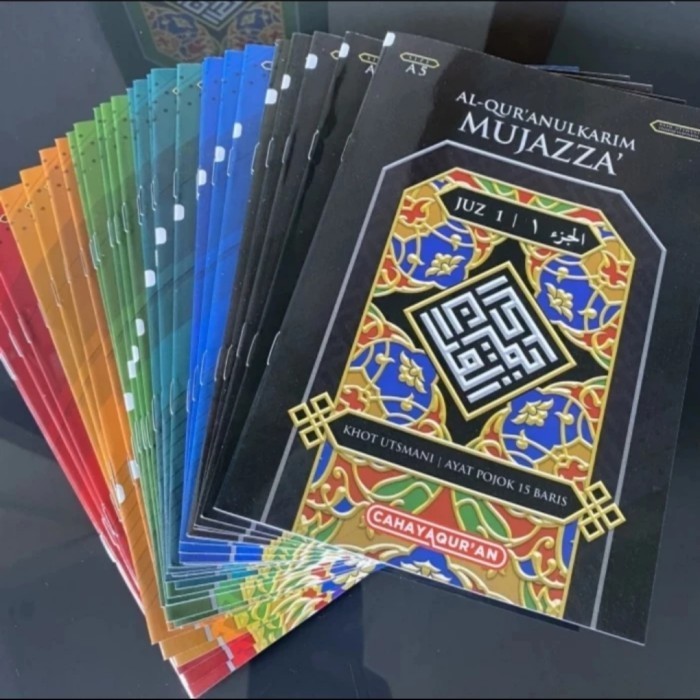 

Alquran Per Juz Utsmani 15 Baris A5 30 Juz