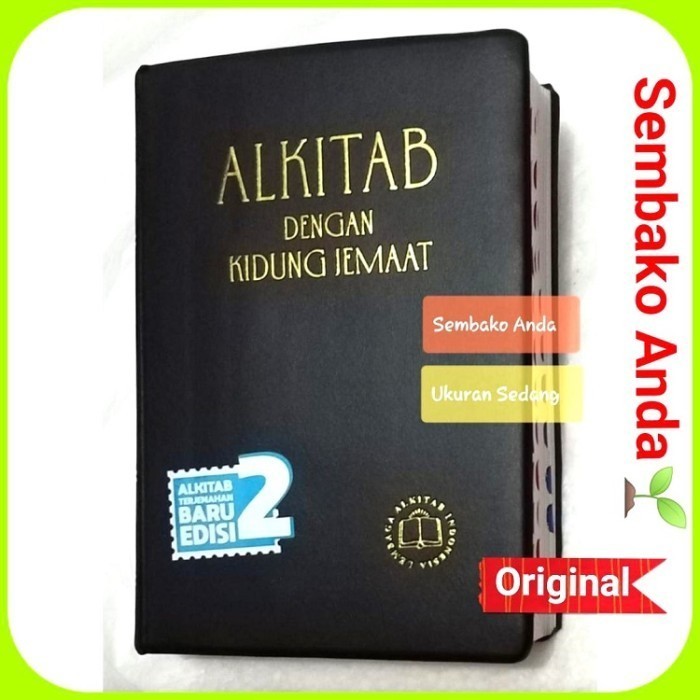

Alkitab Dengan Kidung Jemaat Ukuran Sedang Terjemahan Baru Edisi 2 TB2