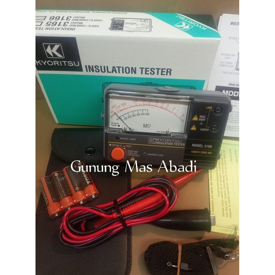 Kyoritsu 3166 Analogue Insulation Testers