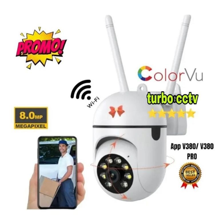 [DISKON] ip camera cctv v380 ptz speed dome 8MP super mini ptz camera v380pro