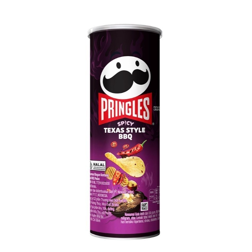 

Pringles Potato Crisps Spicy Texas Style BBQ 97 g