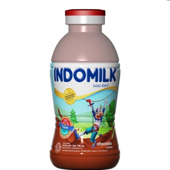 

INDOMILK Susu Cair Rasa Cokelat 190 ml