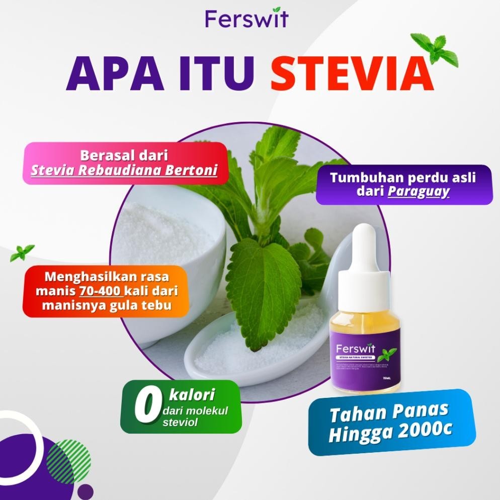 

Ferswit Stevia Alami Paket Bundling 2 Botol Manwar