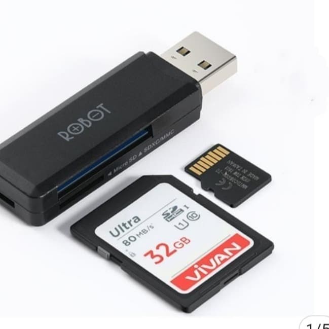 Card Reader Usb 3.0 / Card Reader Robot Cr102 / Card Reader Dual Slot