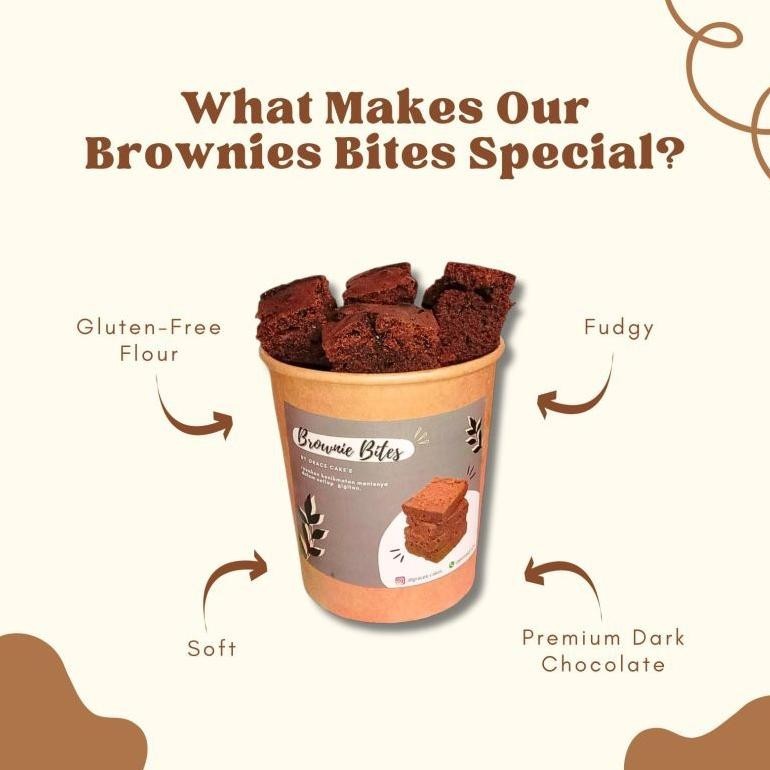 

BROWNIES BITES | BROWNIES FUDGY | BROWNIES COKLAT | KUE KERING | KUE HAMPERS TERLARIS GRATIS ONGKIR