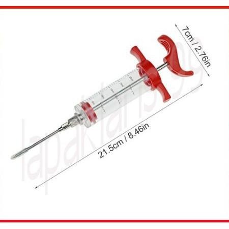 

Promo Injektor Suntikan Bumbu Marinasi Masakan - Daging Ayam Sapi - Panggang Barbeque - 30 Ml