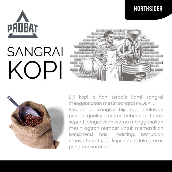 

Northsider Kopi Arabika Robusta Black Onyx Blend 500G