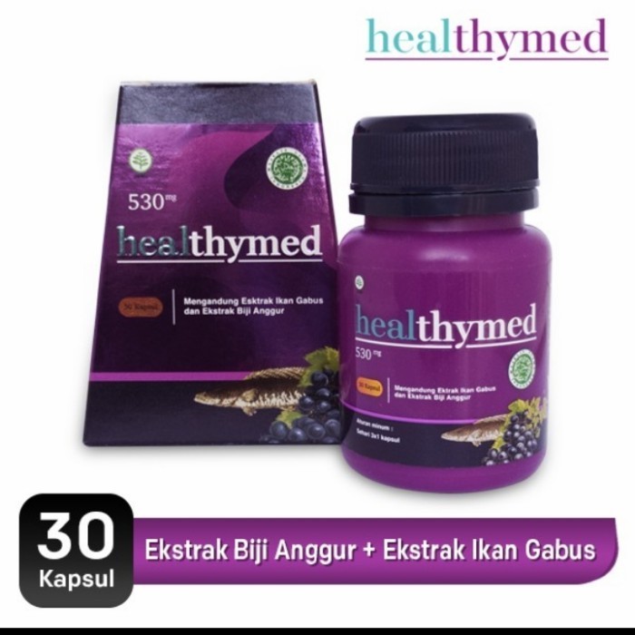HEALTHYMED EKSTRAK BIJI ANGGUR + IKAN GABUS ANTIOKSIDAN PROTEIN ALAMI
