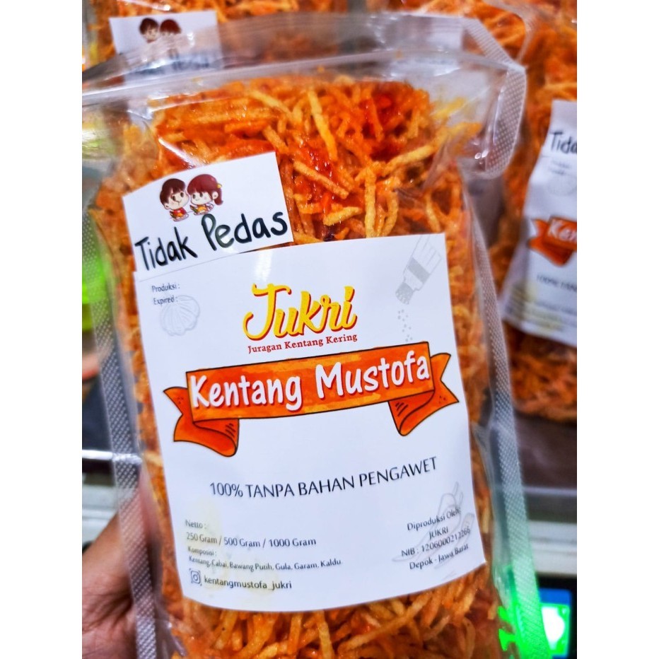 

Jukri Kentang Mustofa / Kering Kentang 250Gram