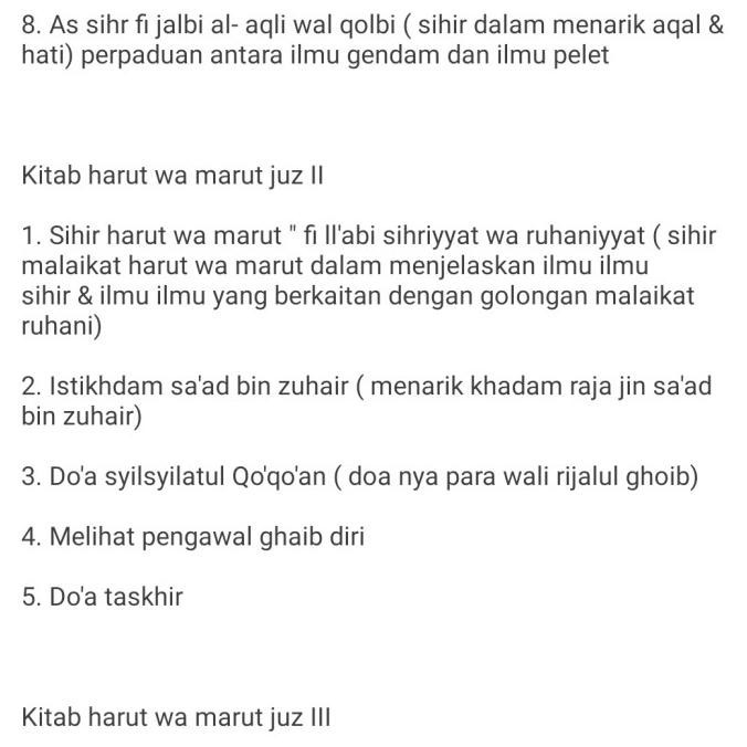 [Bisa Cod] Kitab Terjemah Sihru Harut Wa Marut